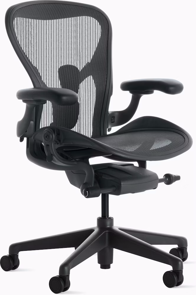 Herman Miller Aeron great for court reporting